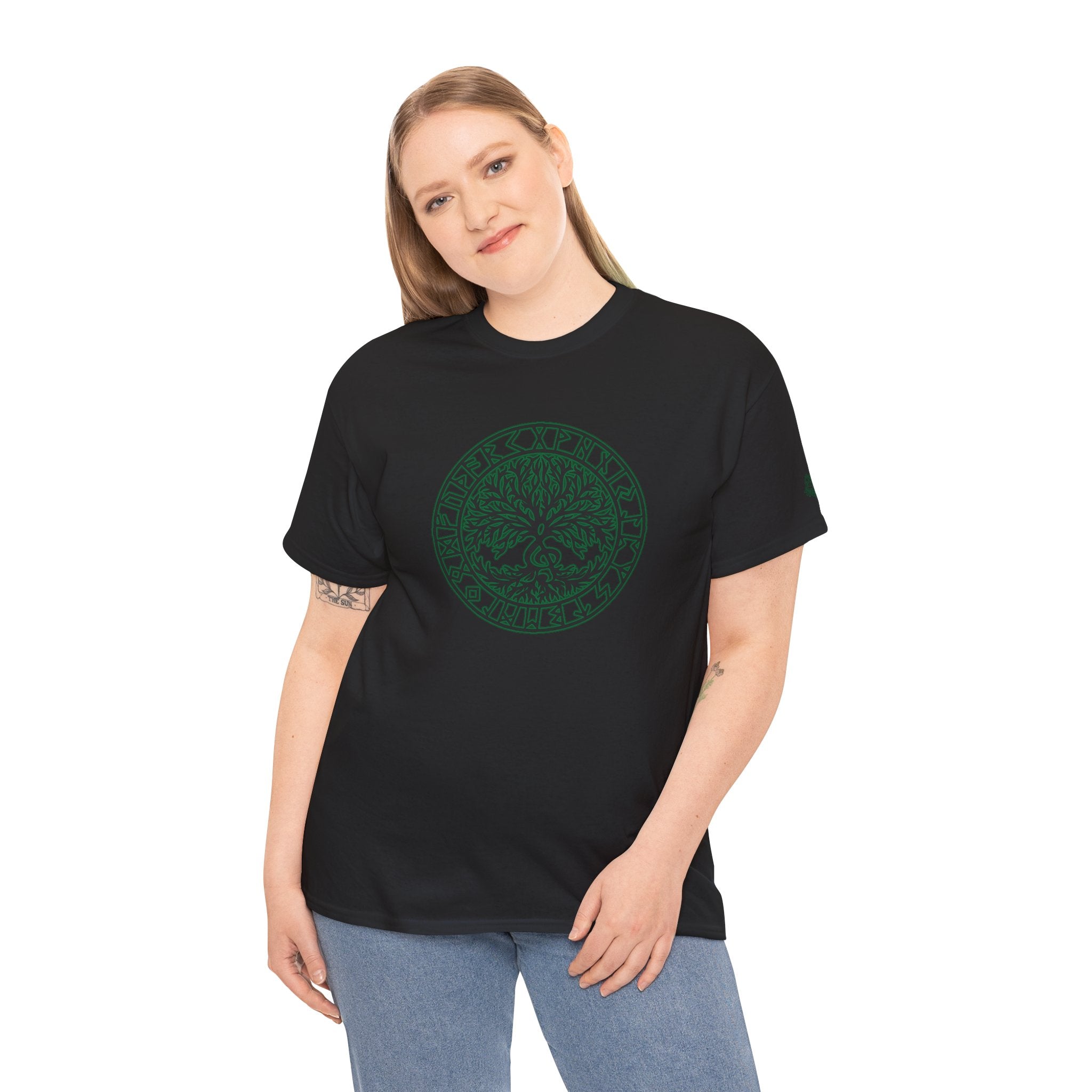 Musical Tree of Life T-Shirt Green
