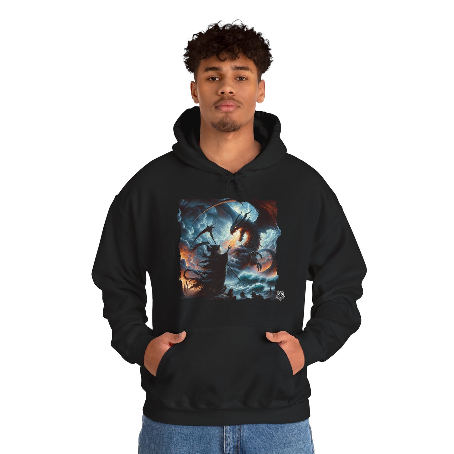 Dragon Beard Hoodie — Fantasy Dragon Graphic Pullover