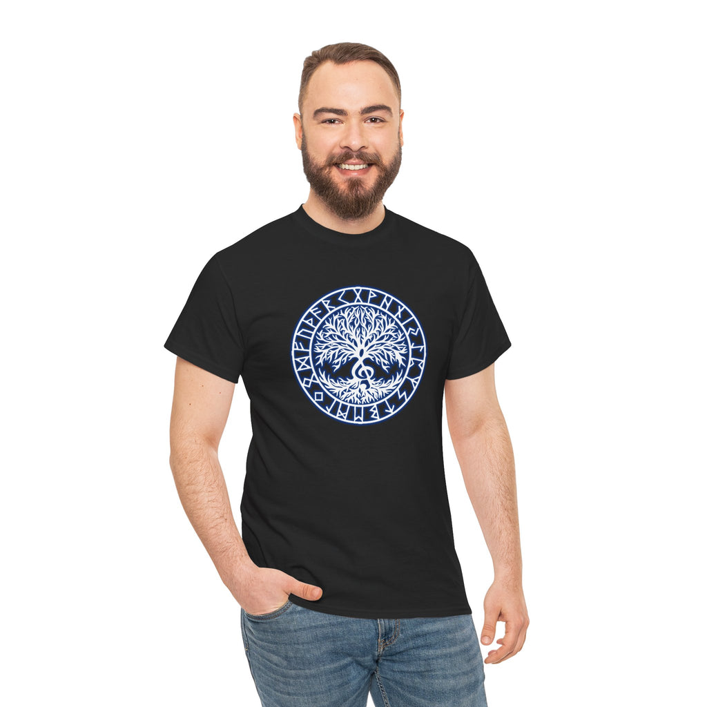 Musical Tree of Life T-Shirt Blue