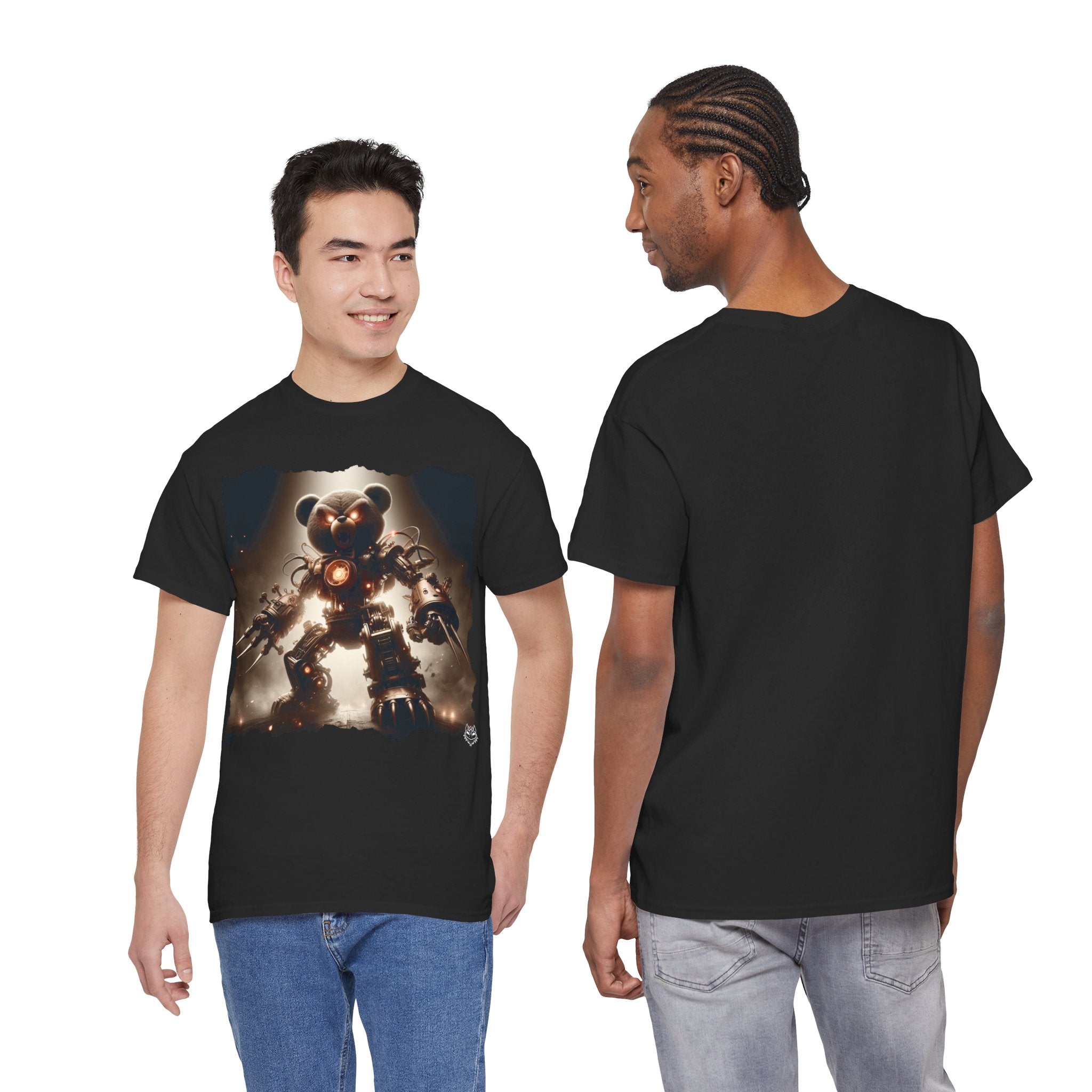 RoboBear Graphic Tee — Retro Sci‑Fi Mecha Bear T-Shirt