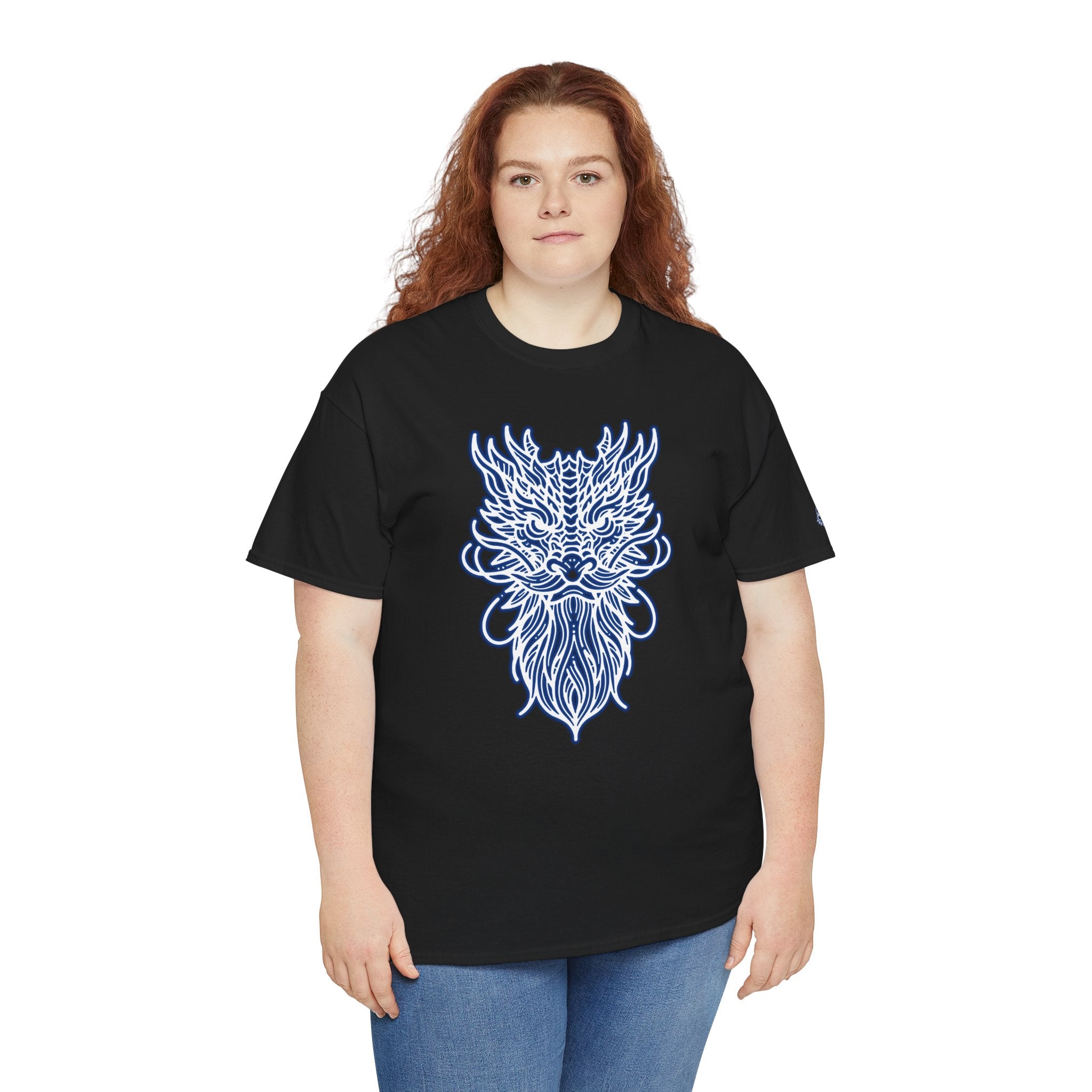 Dragon Lines T-Shirt Blue