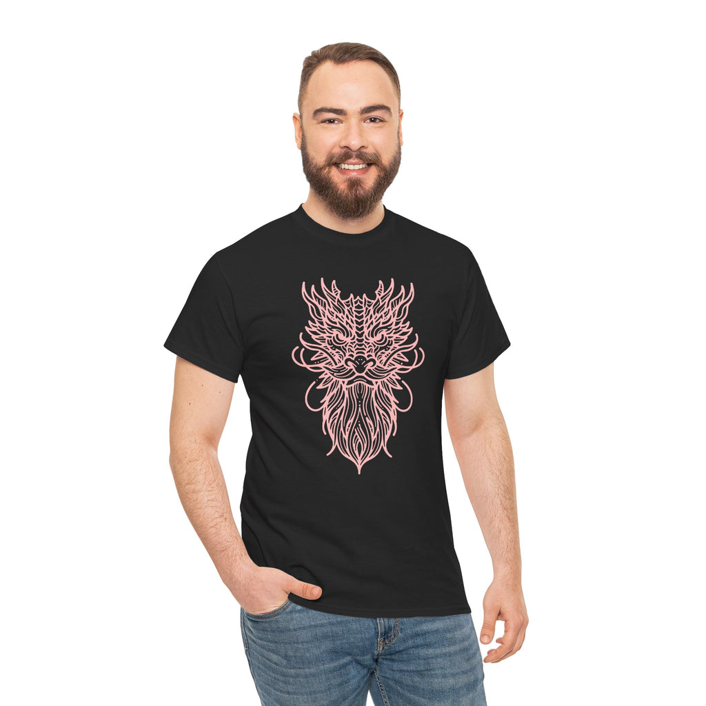 Dragon Lines T-Shirt Pink
