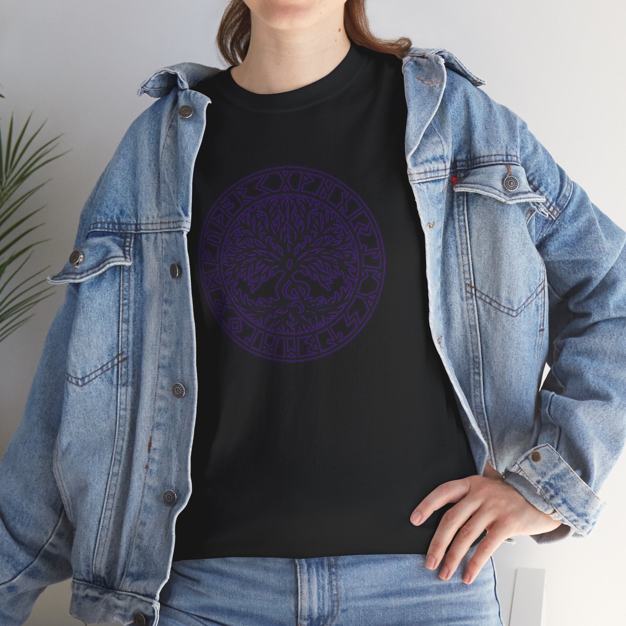Musical Tree of Life T-Shirt Purple