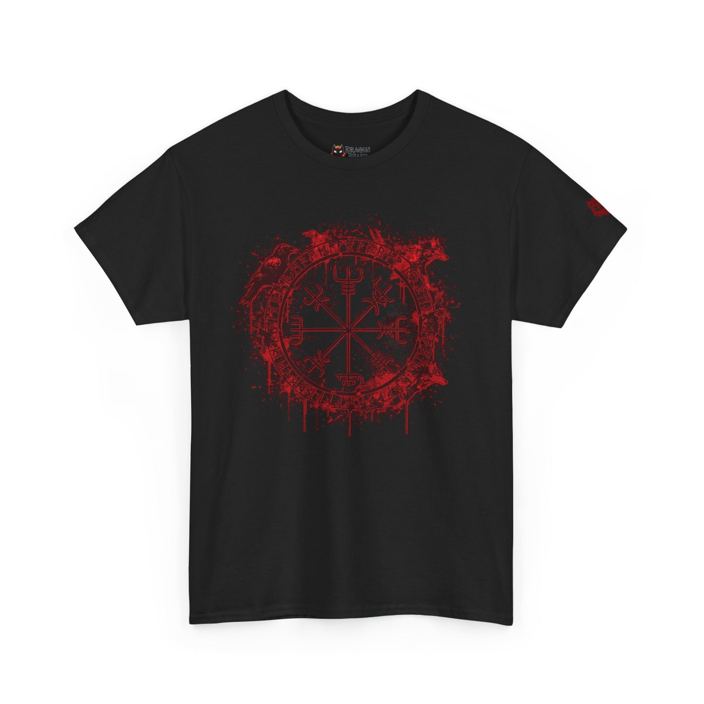 Vegvísir Compass Graphic Tee Red