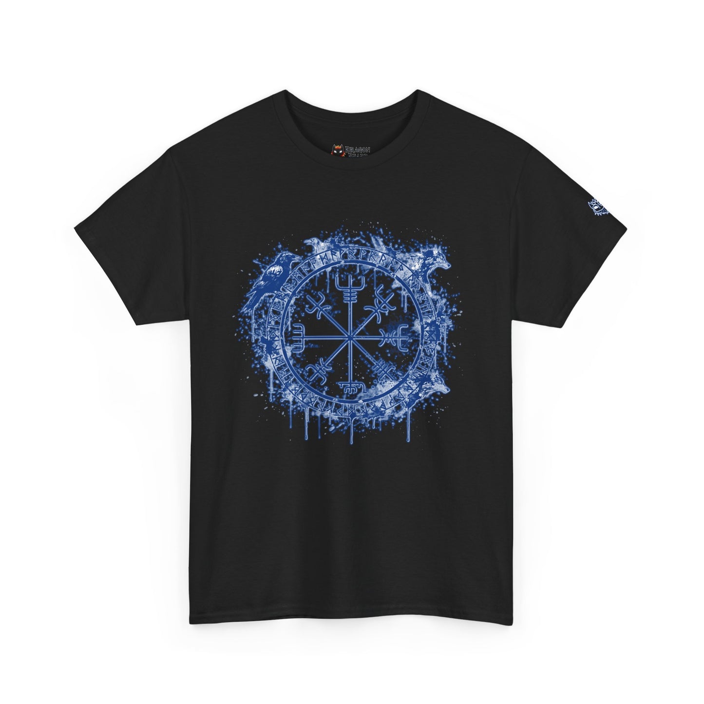 Vegvísir Compass Graphic Tee Blue