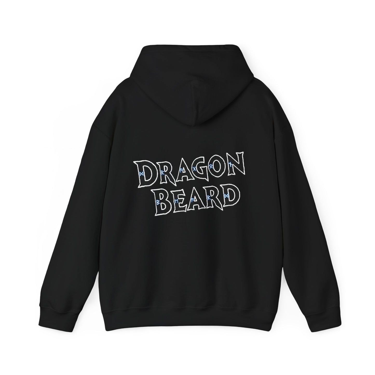 Dragon Beard Hoodie — "I Smile Back!!" Grunge Graphic Hooded Sweatshirt