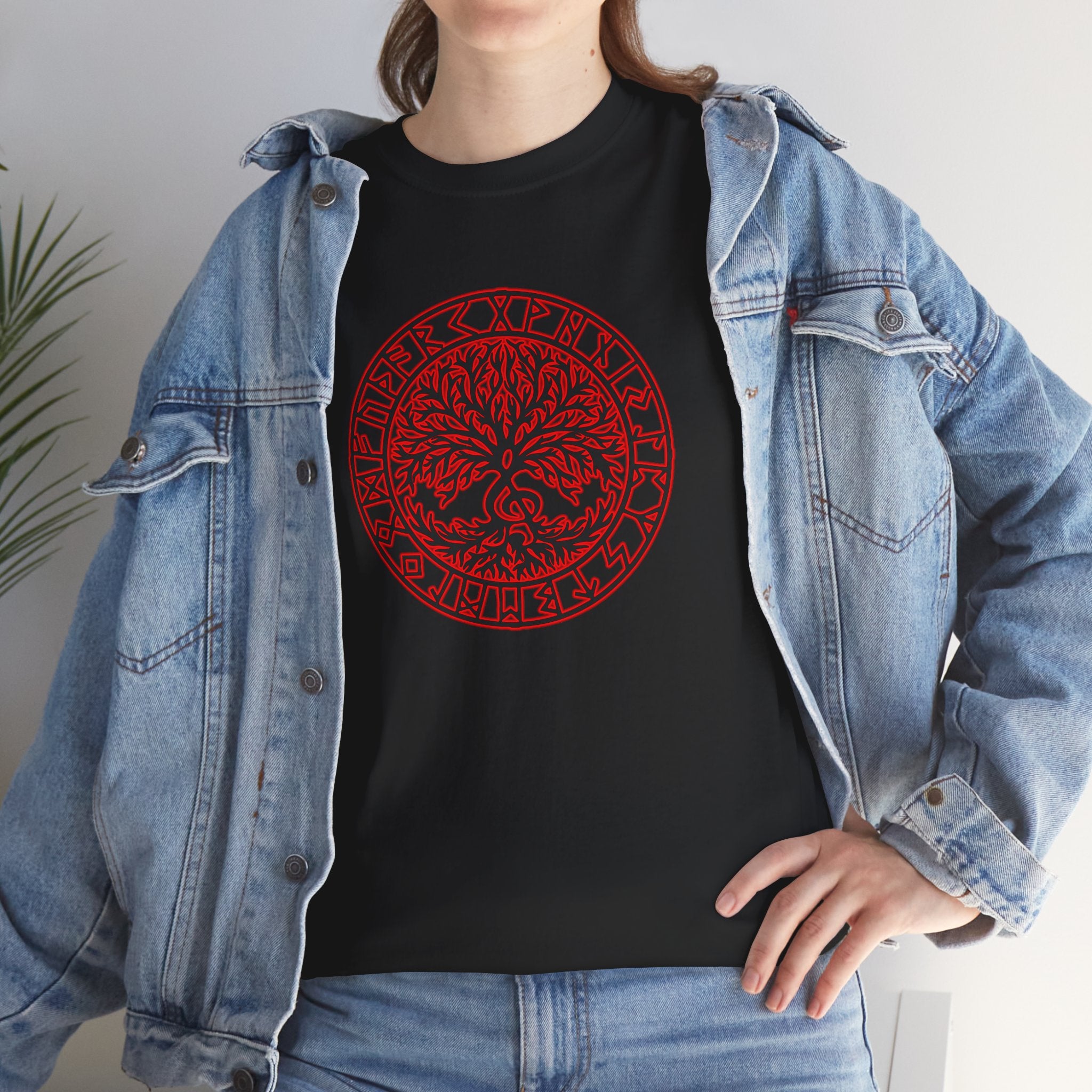 Musical Tree of Life T-Shirt Red