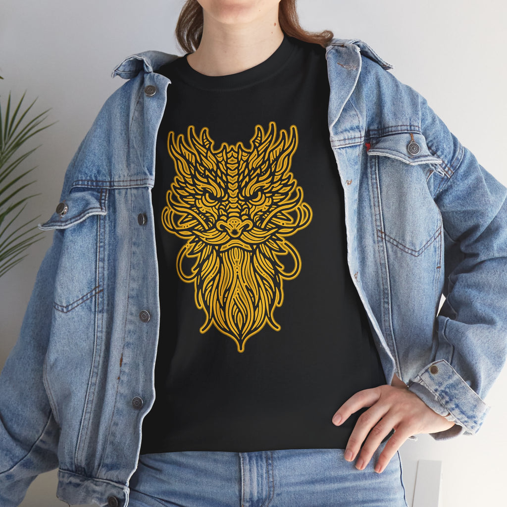 Dragon Lines T-Shirt Yellow