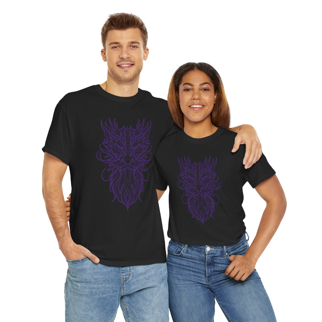Dragon Lines T-Shirt Purple