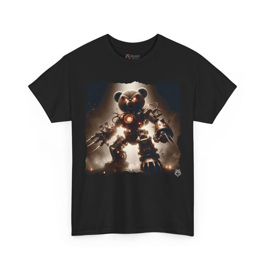 RoboBear Graphic Tee — Retro Sci‑Fi Mecha Bear T-Shirt