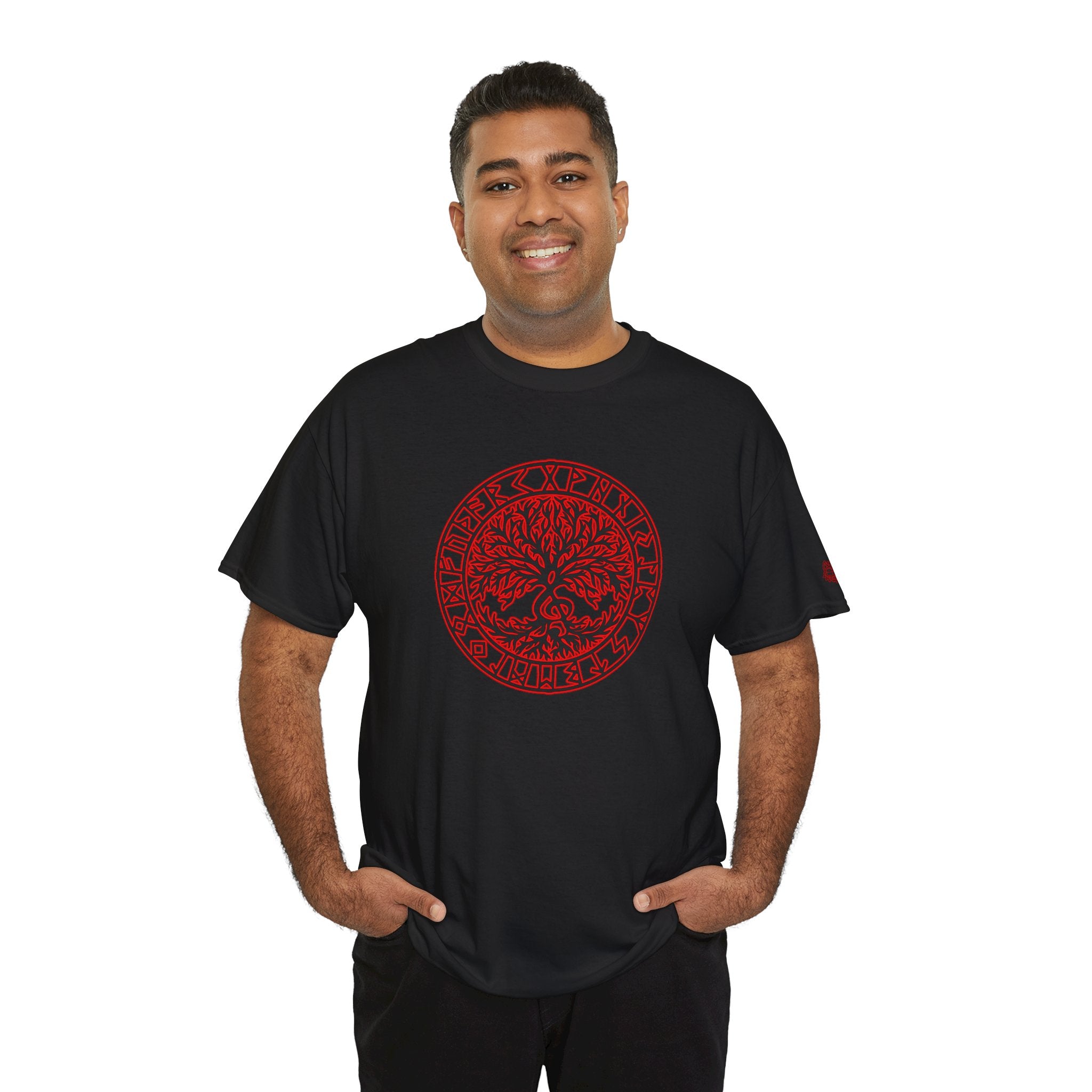 Musical Tree of Life T-Shirt Red