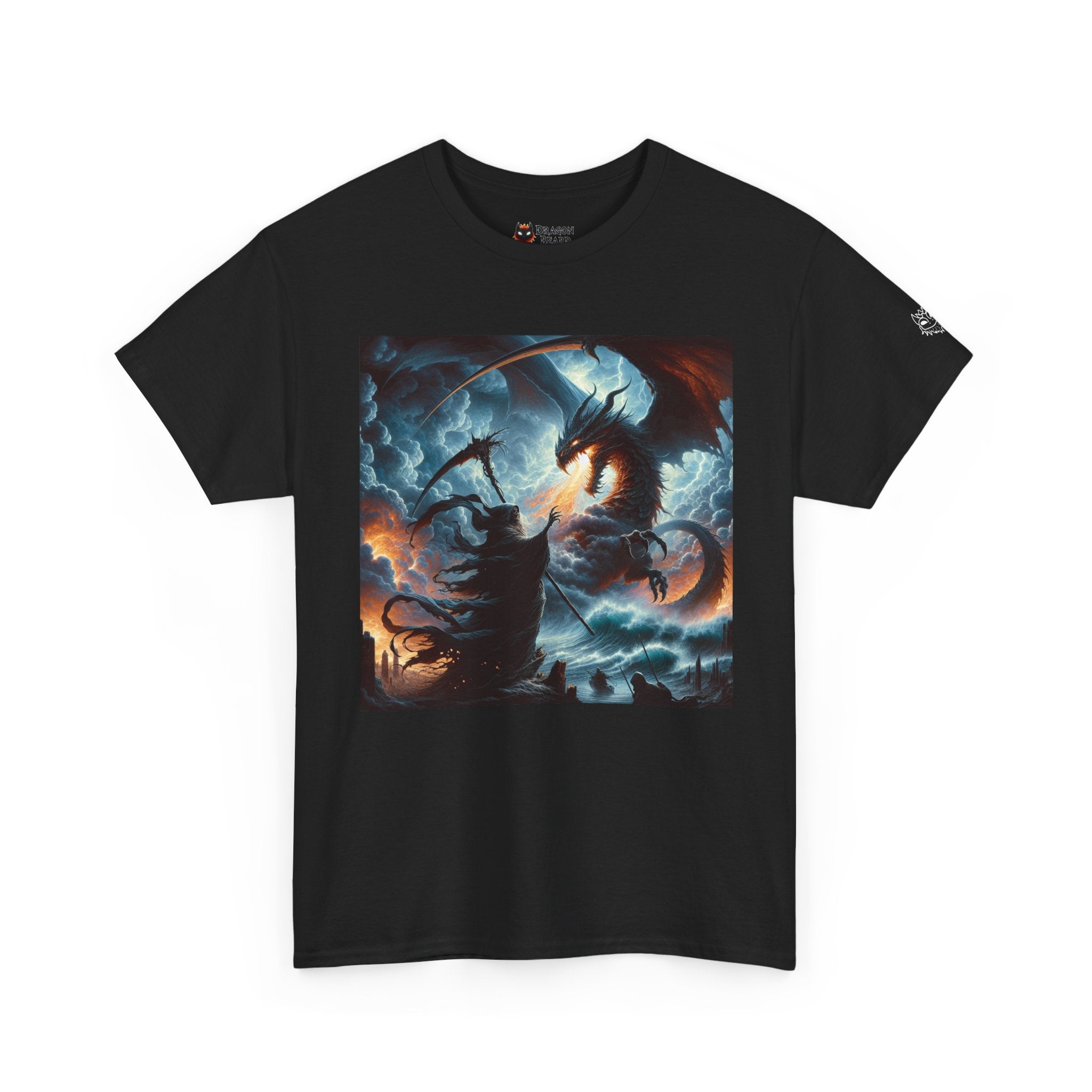 Dragon Beard Graphic Tee — Death vs. Dragon Nautical Battle Shirt