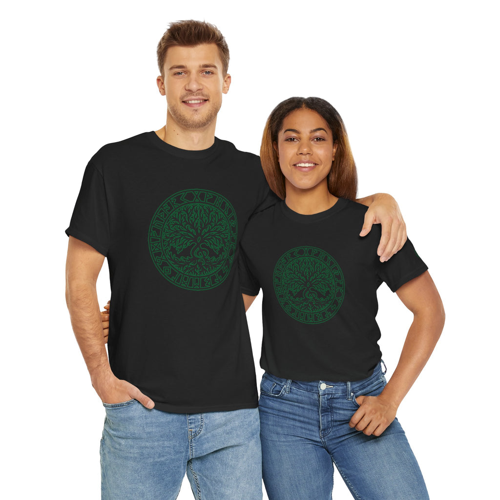Musical Tree of Life T-Shirt Green