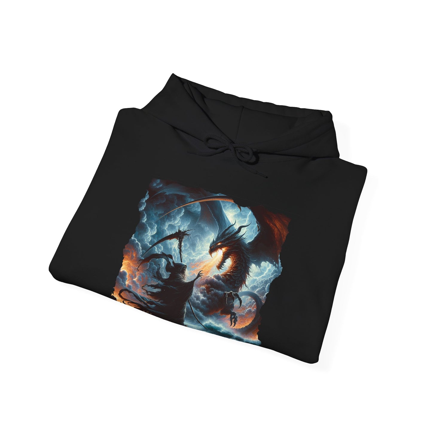 Dragon Beard Hoodie — Fantasy Dragon Graphic Pullover