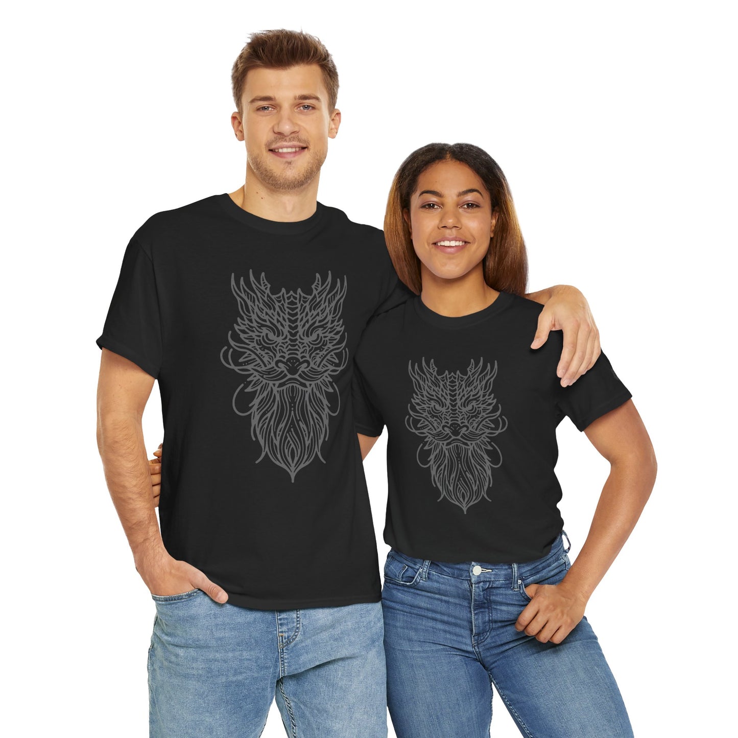 Dragon Lines T-Shirt Grey