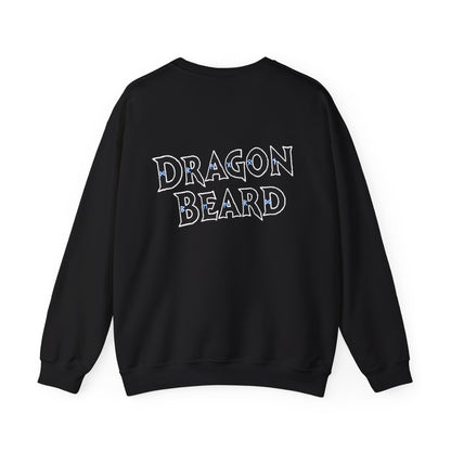 Epic Fantasy Dragon Battle Graphic Crewneck Sweatshirt —