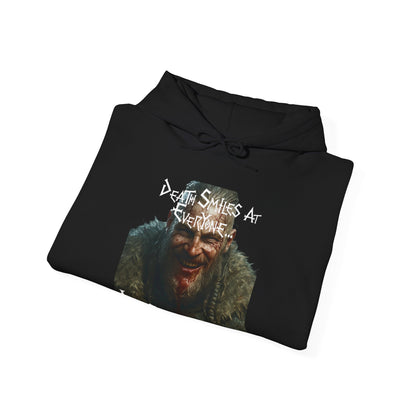 Dragon Beard Hoodie — "I Smile Back!!" Grunge Graphic Hooded Sweatshirt