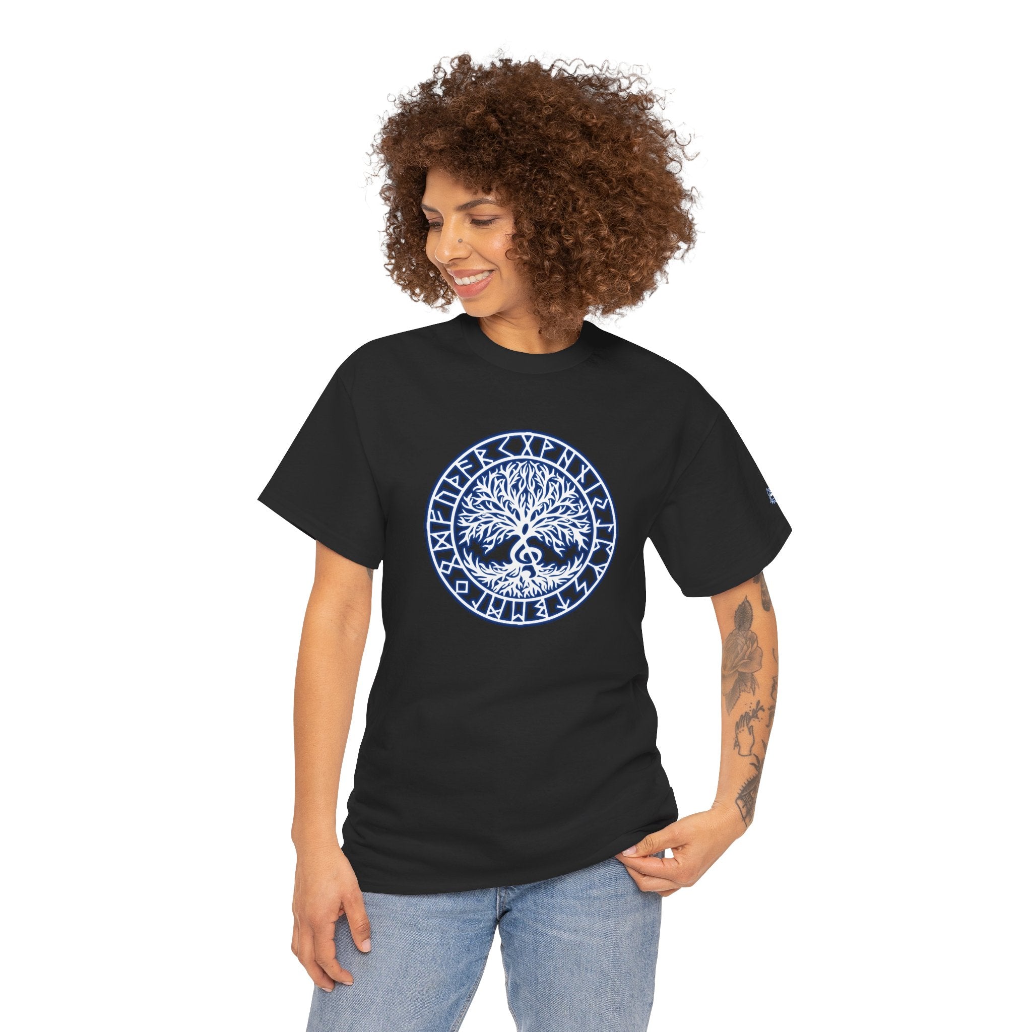 Musical Tree of Life T-Shirt Blue