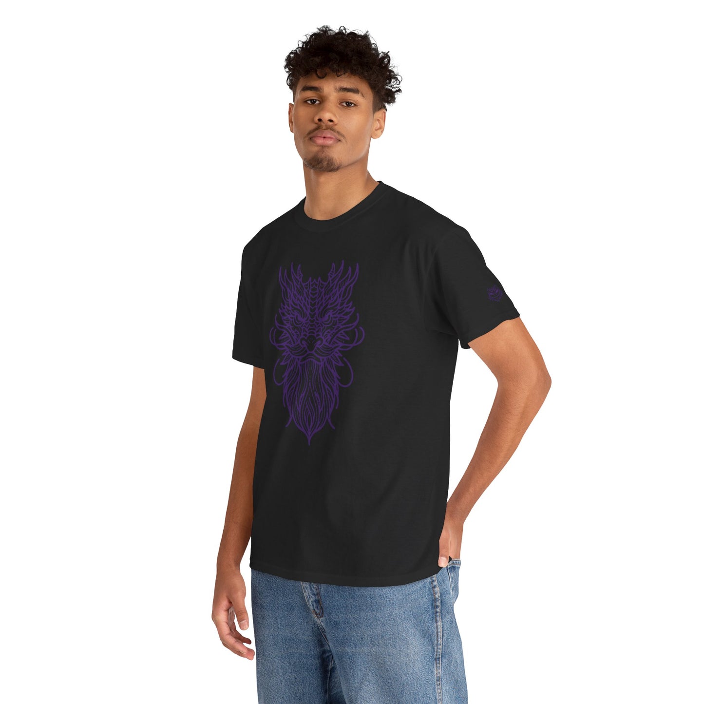 Dragon Lines T-Shirt Purple