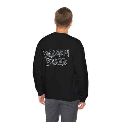 Epic Fantasy Dragon Battle Graphic Crewneck Sweatshirt —