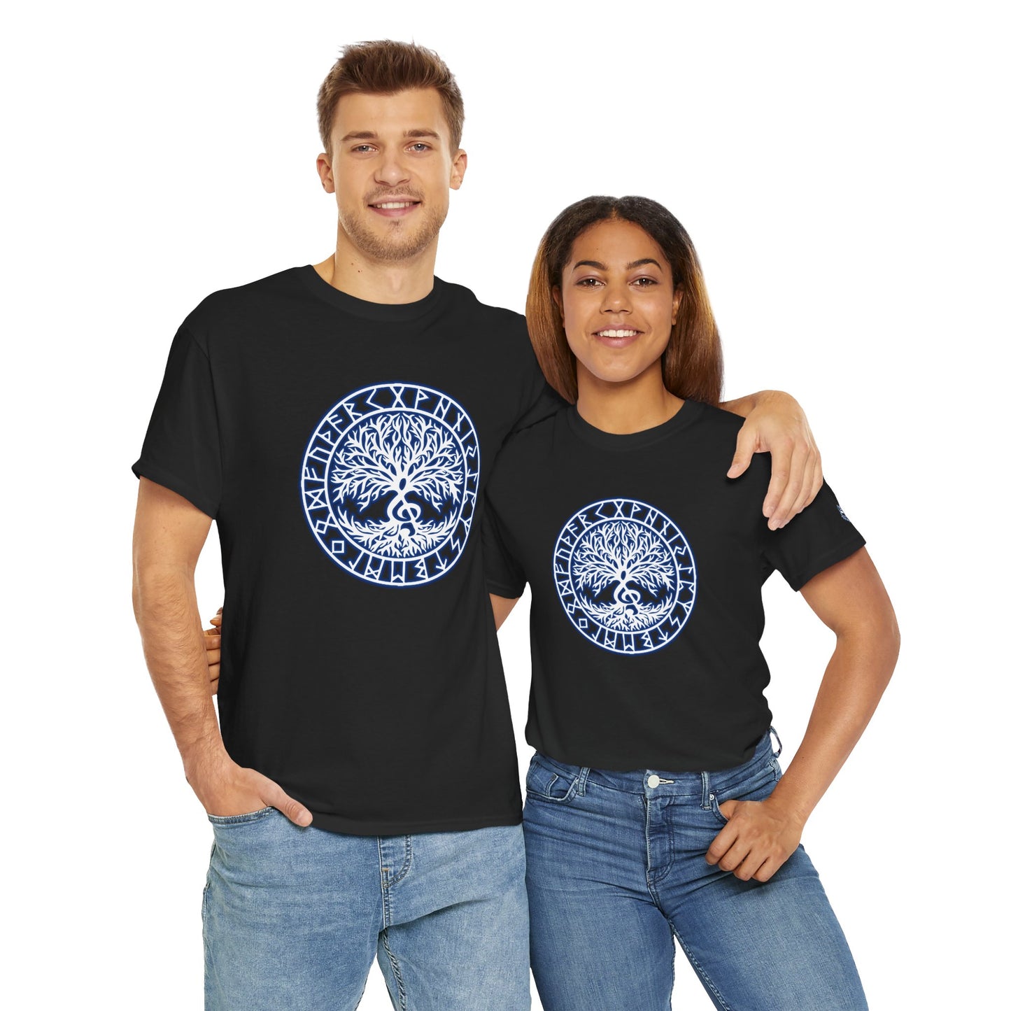 Musical Tree of Life T-Shirt Blue