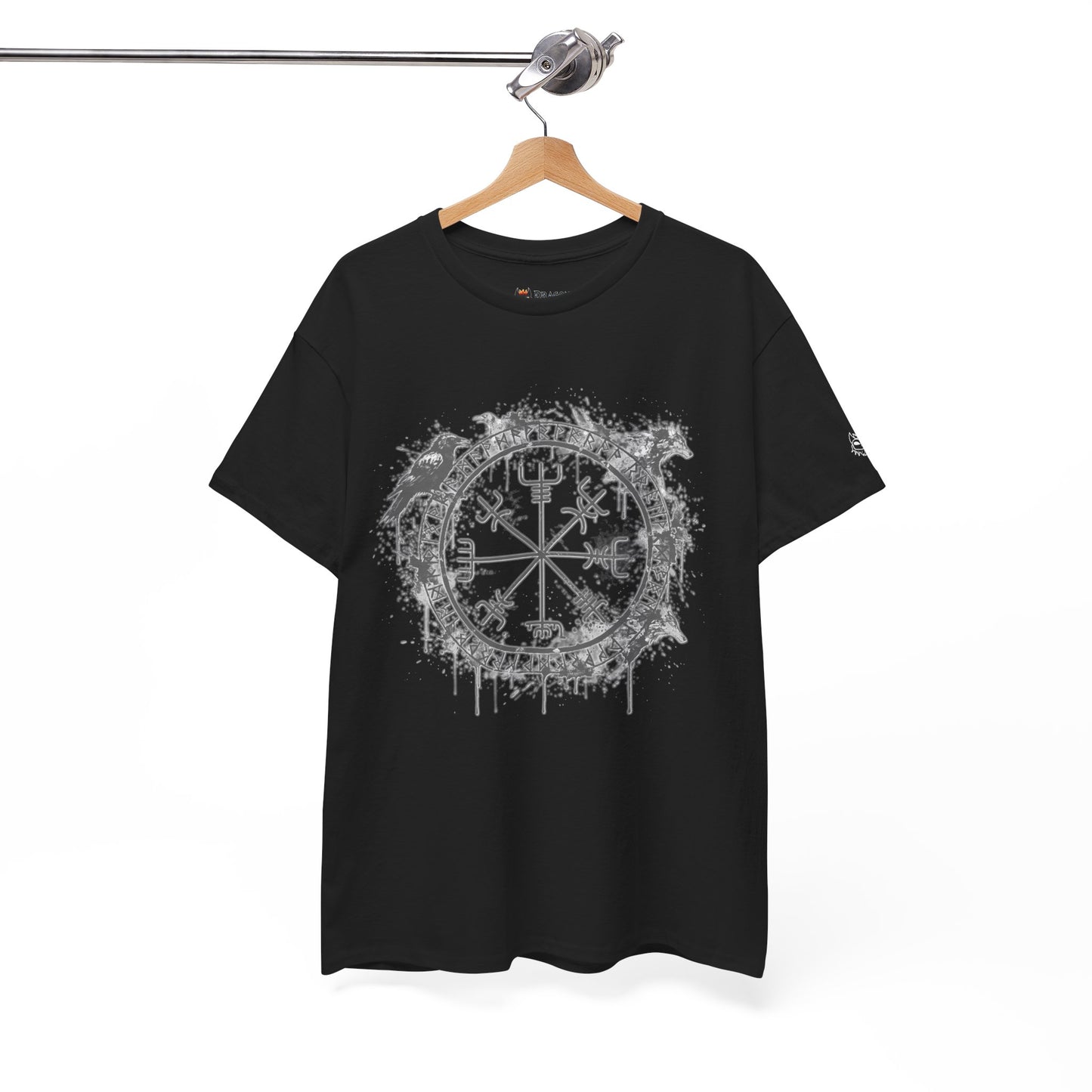 Vegvísir Compass Graphic Tee Grey