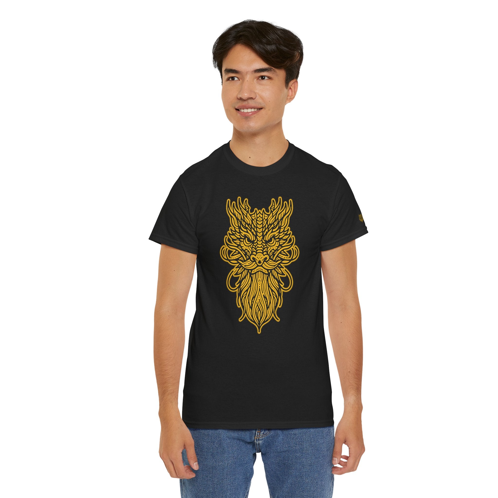 Dragon Lines T-Shirt Yellow