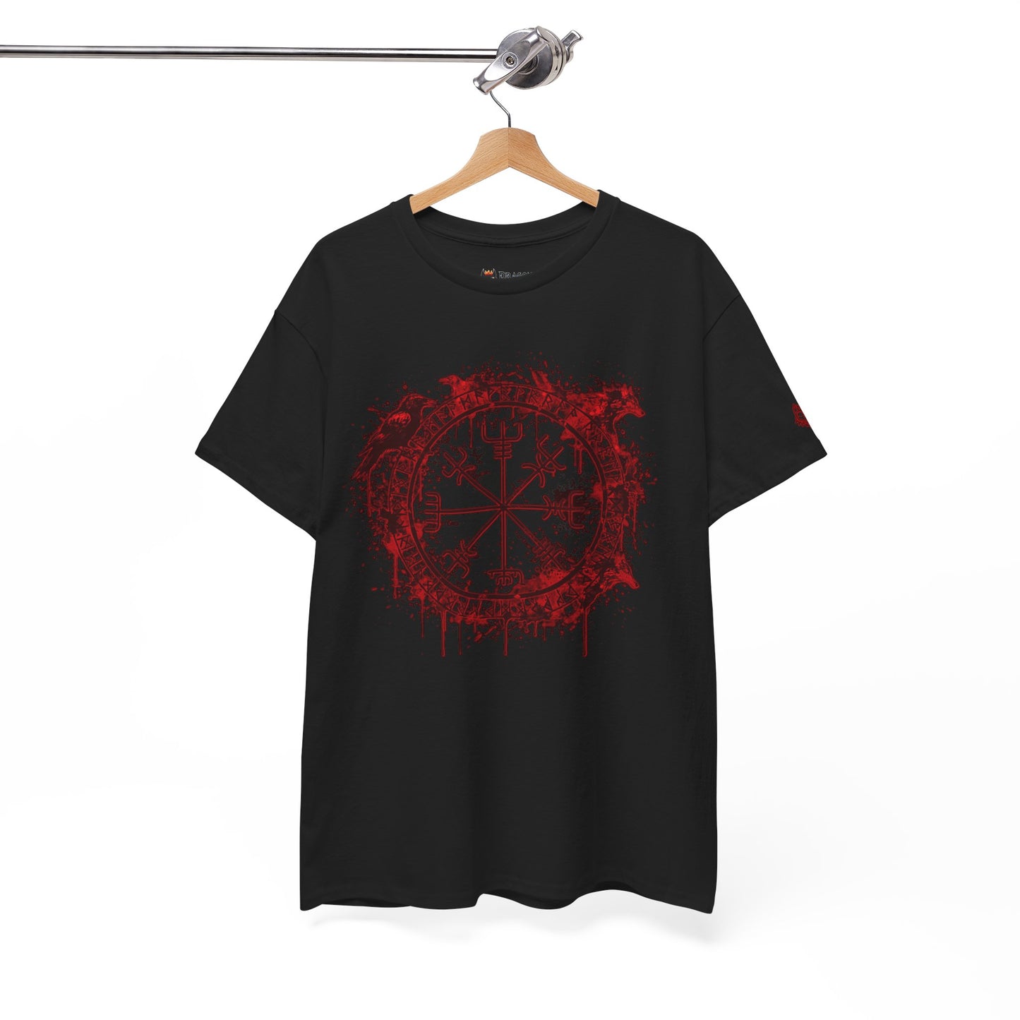 Vegvísir Compass Graphic Tee Red