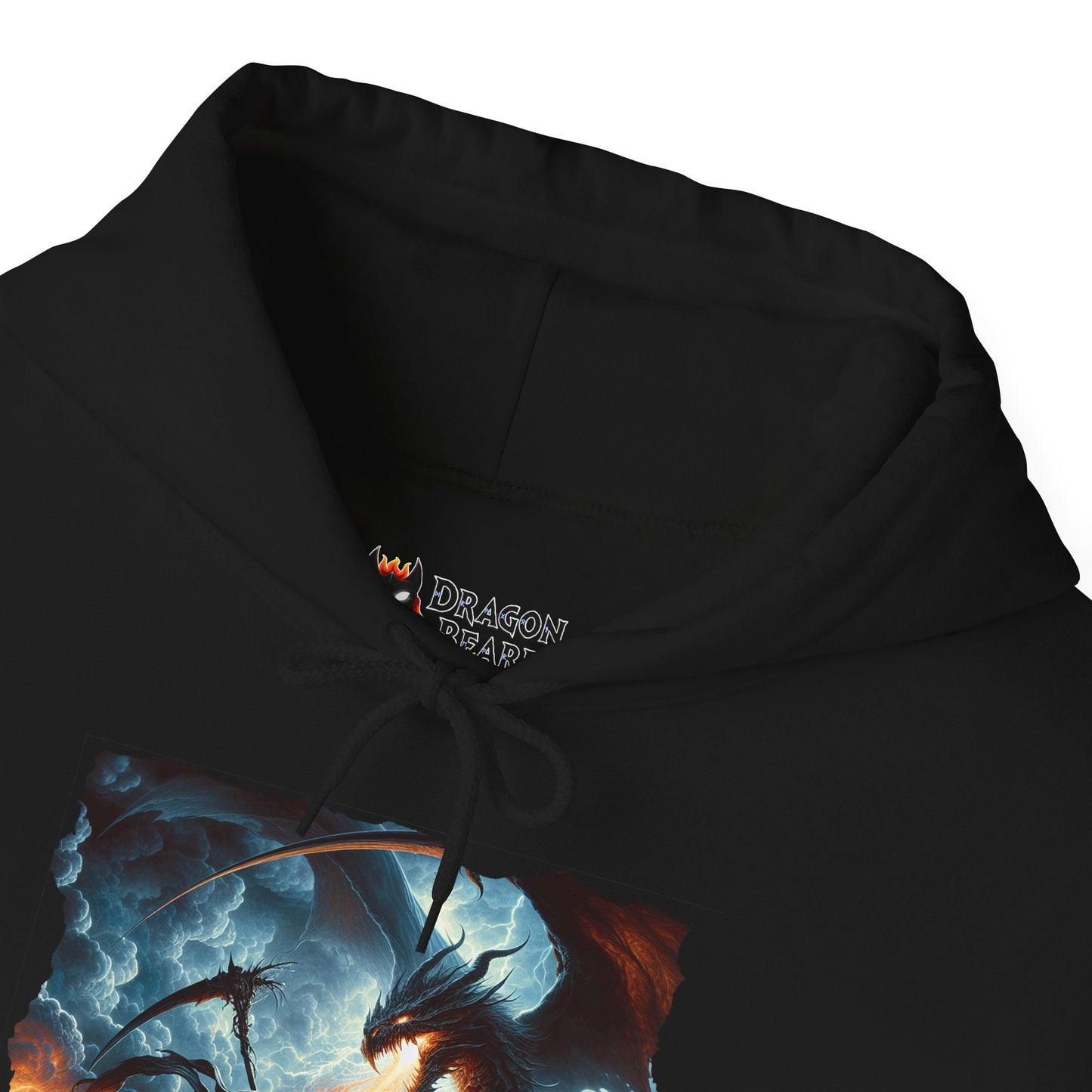 Dragon Beard Hoodie — Fantasy Dragon Graphic Pullover