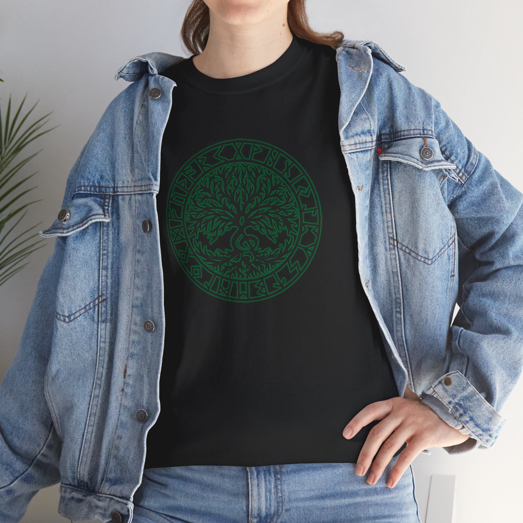 Musical Tree of Life T-Shirt Green