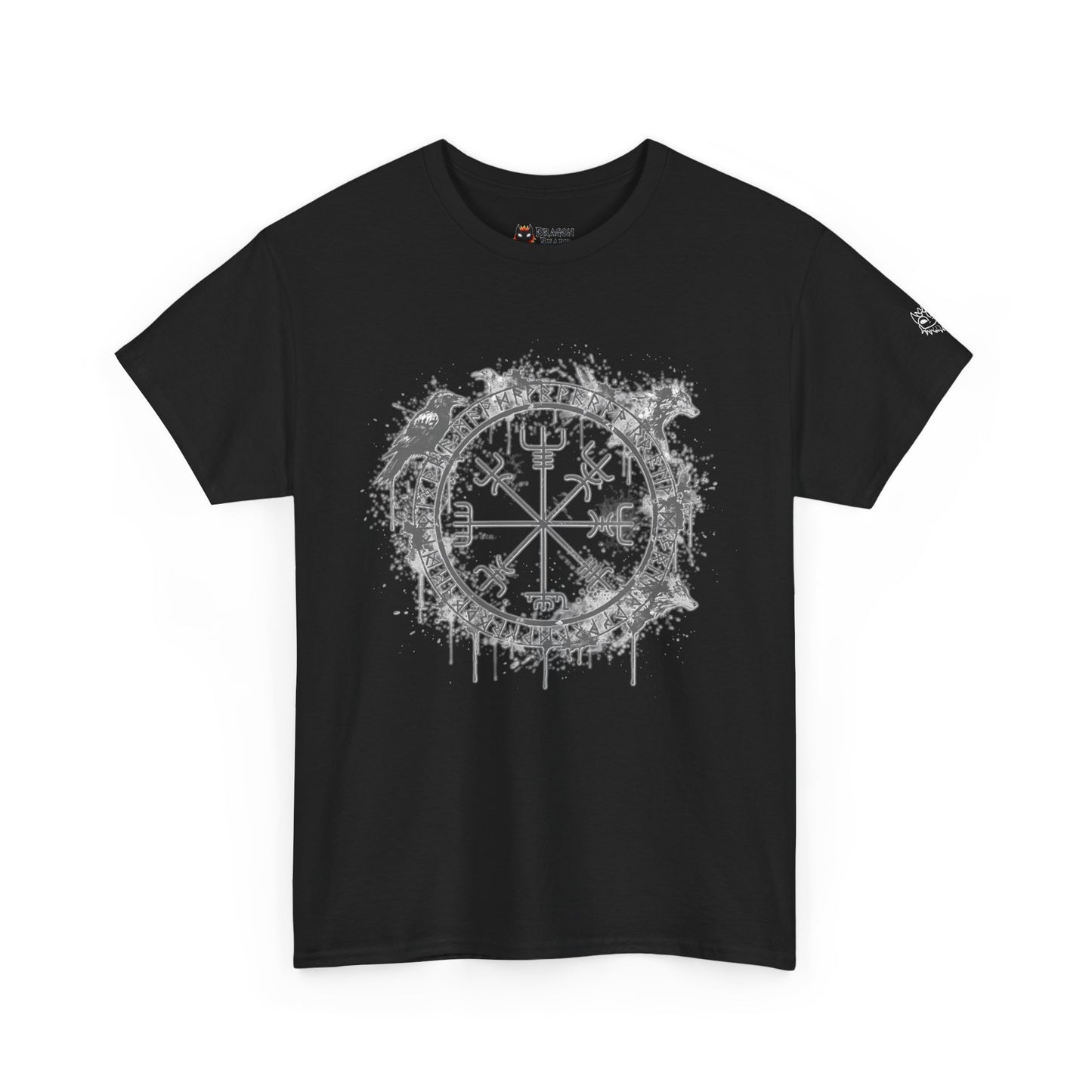 Vegvísir Compass Graphic Tee Grey