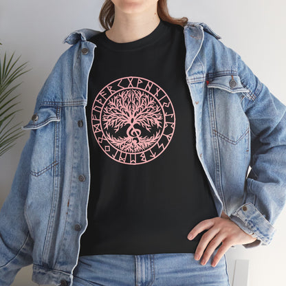 Musical Tree of Life T-Shirt Pink