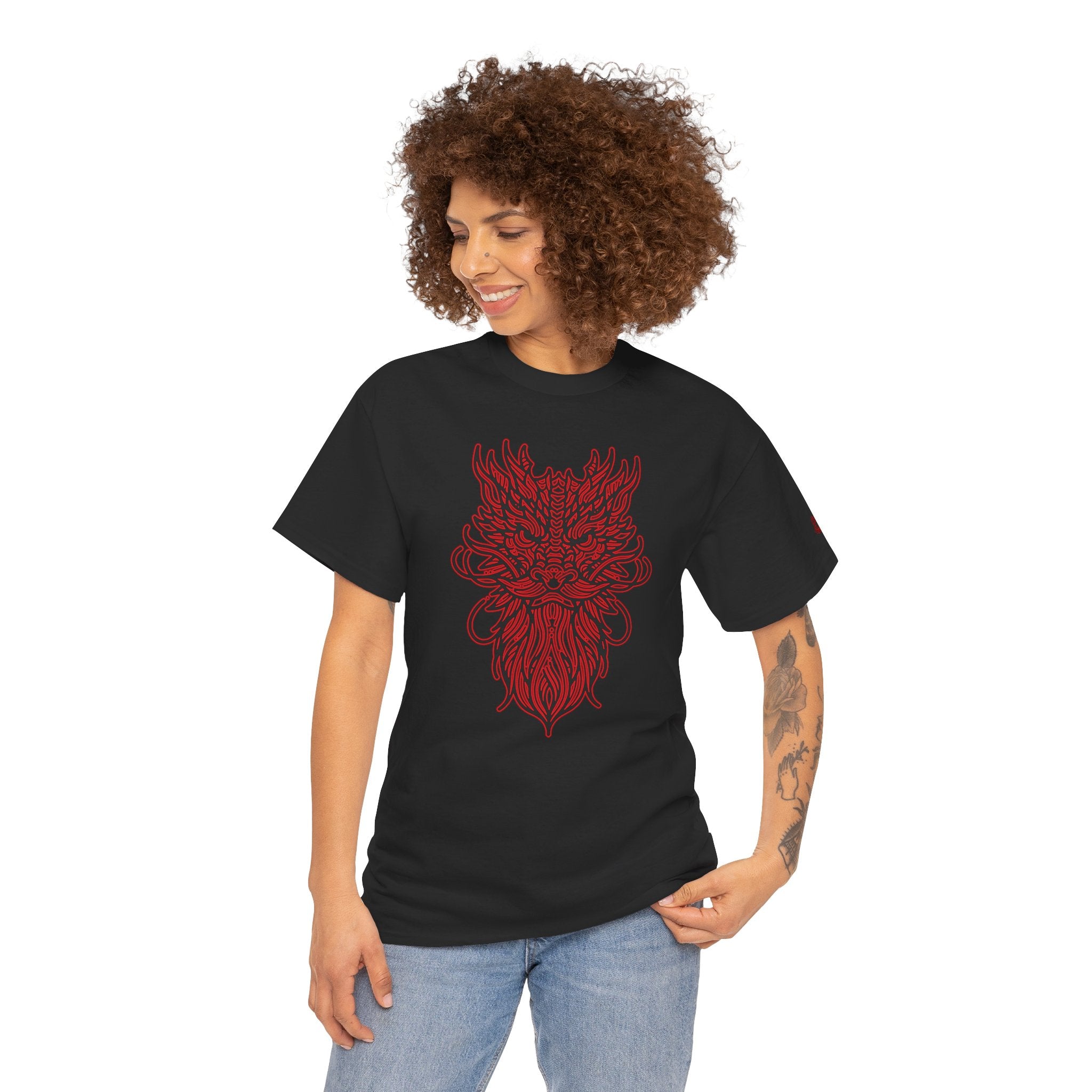 Dragon Lines T-Shirt Red
