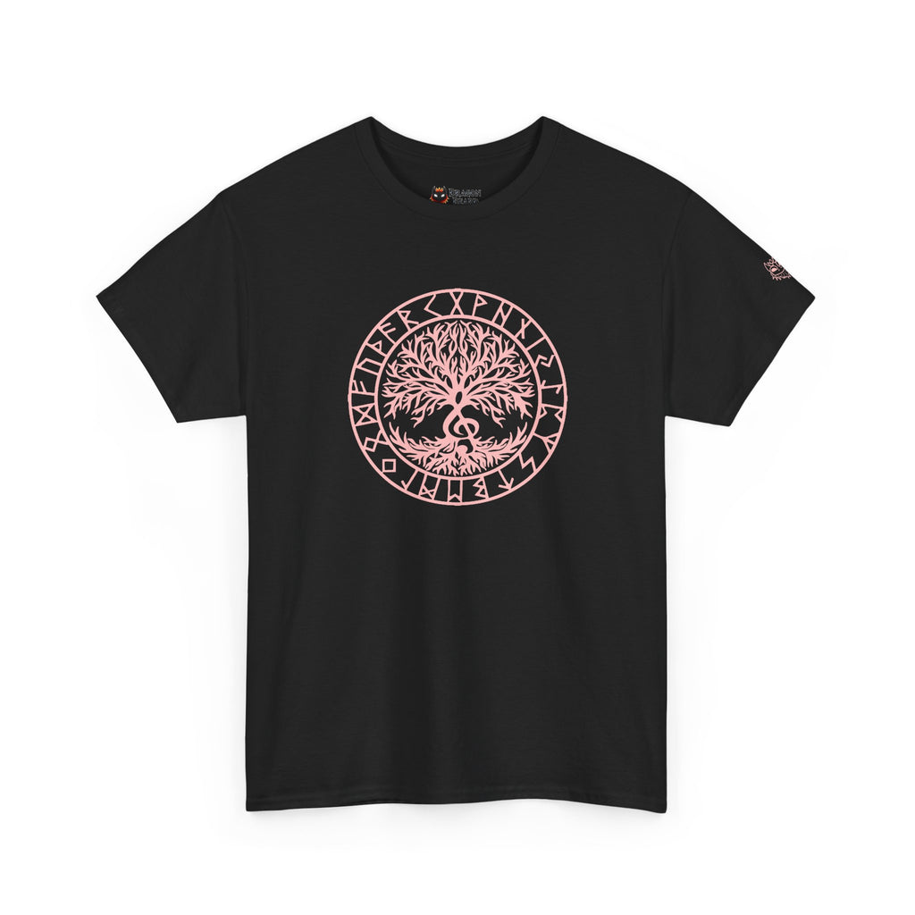 Musical Tree of Life T-Shirt Pink