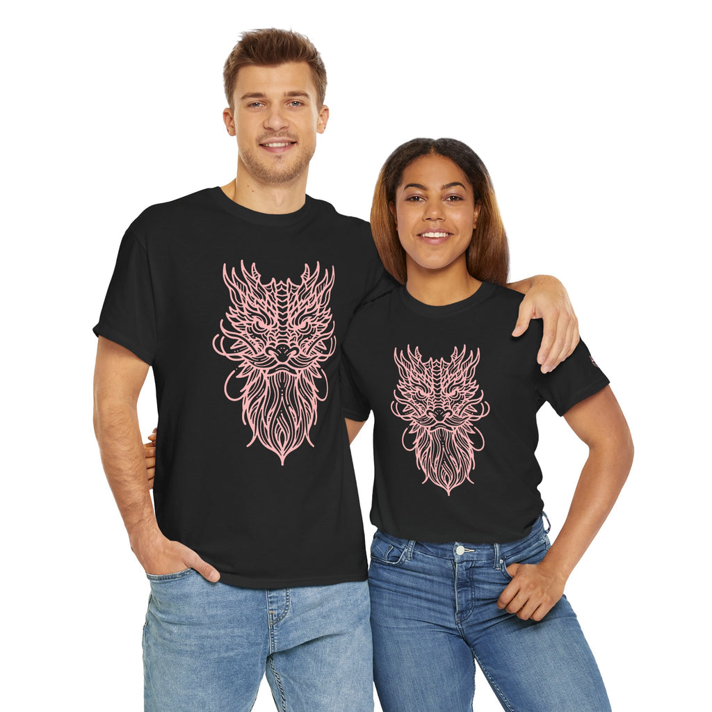 Dragon Lines T-Shirt Pink
