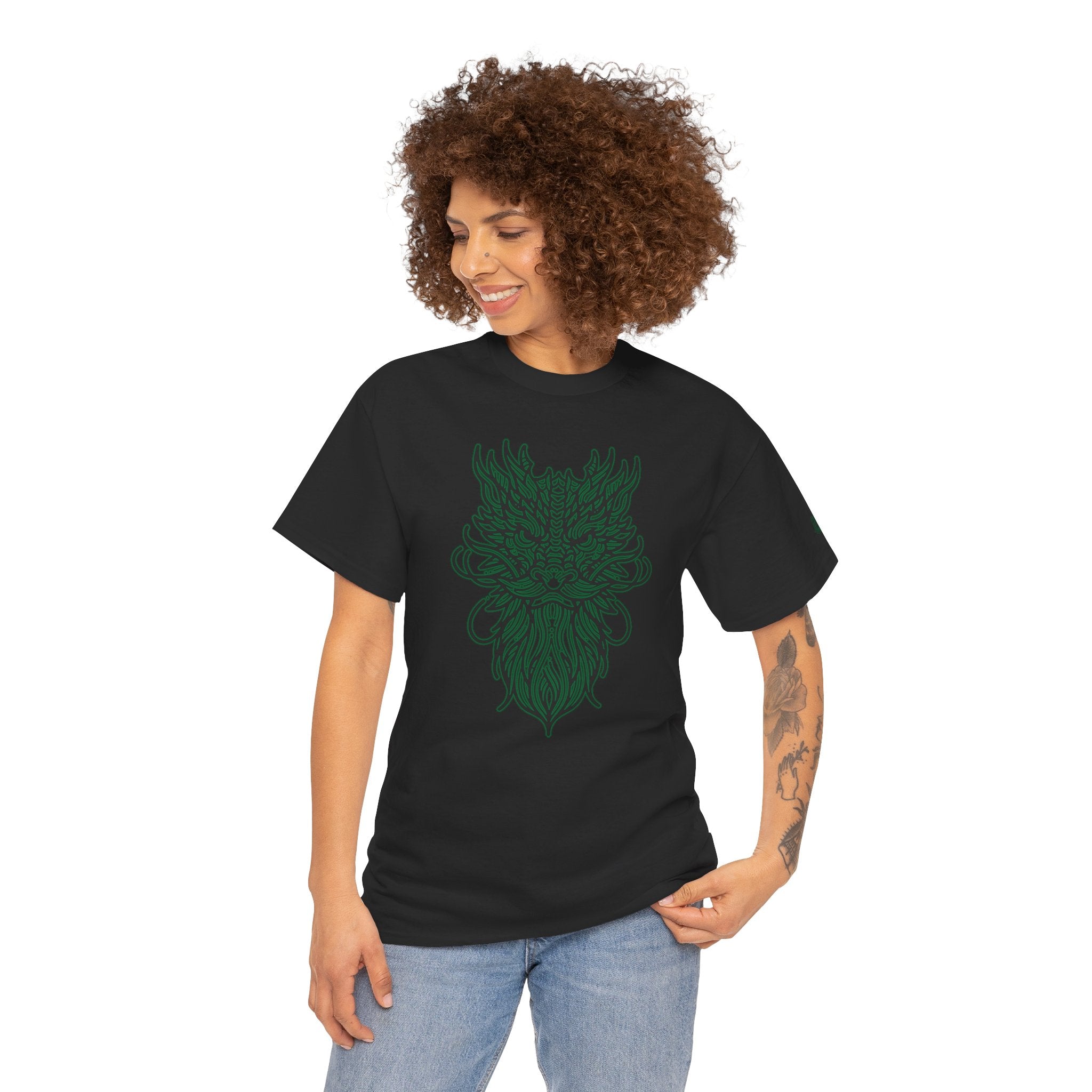 Dragon Lines T-Shirt Green