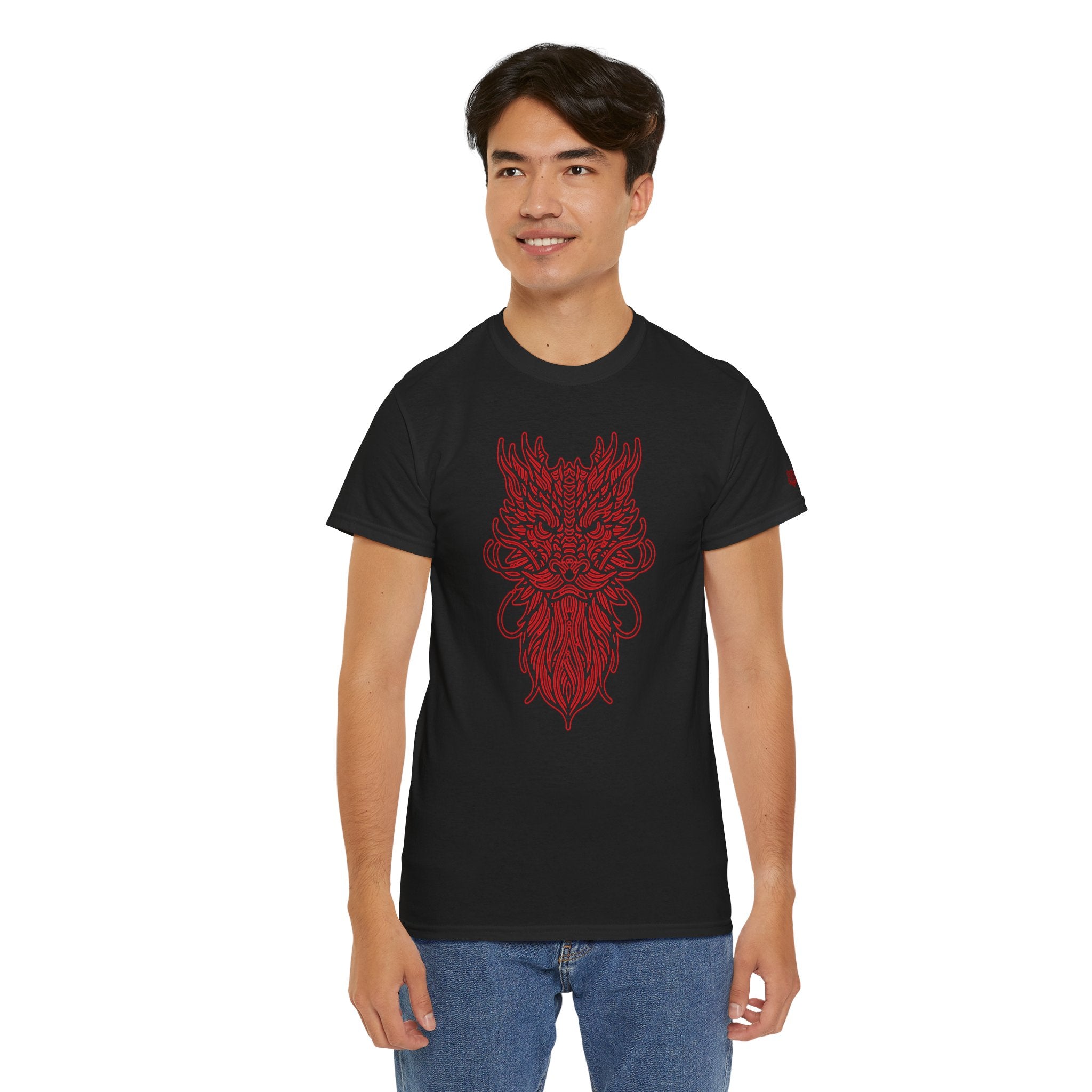 Dragon Lines T-Shirt Red