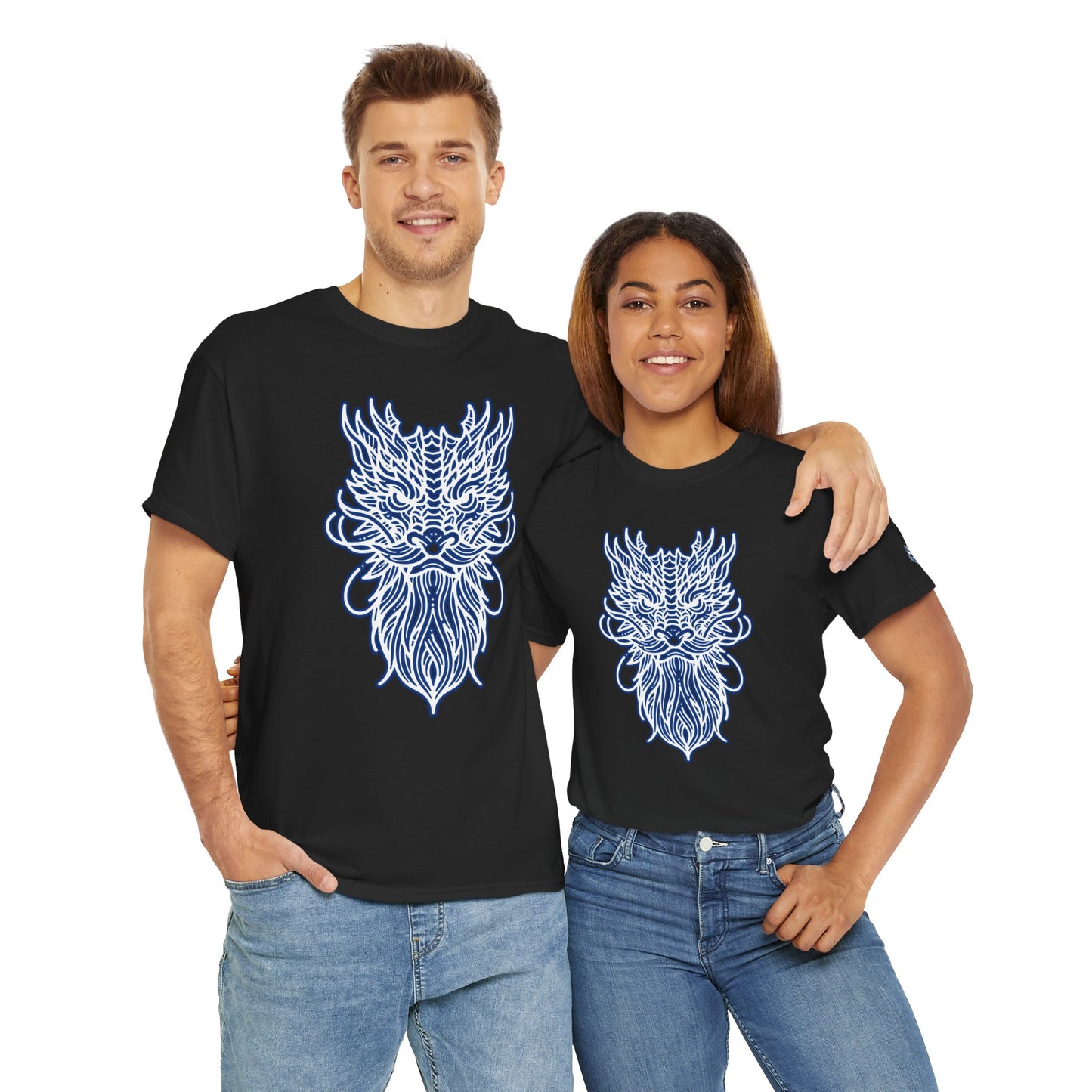 Dragon Lines T-Shirt Blue